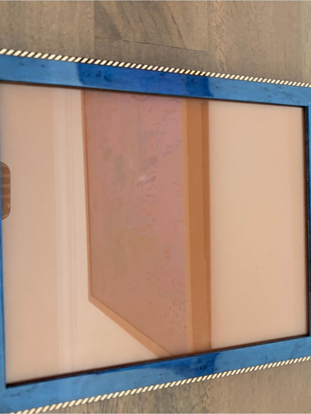 Tizo Blue Wood Picture Frame (8x10)